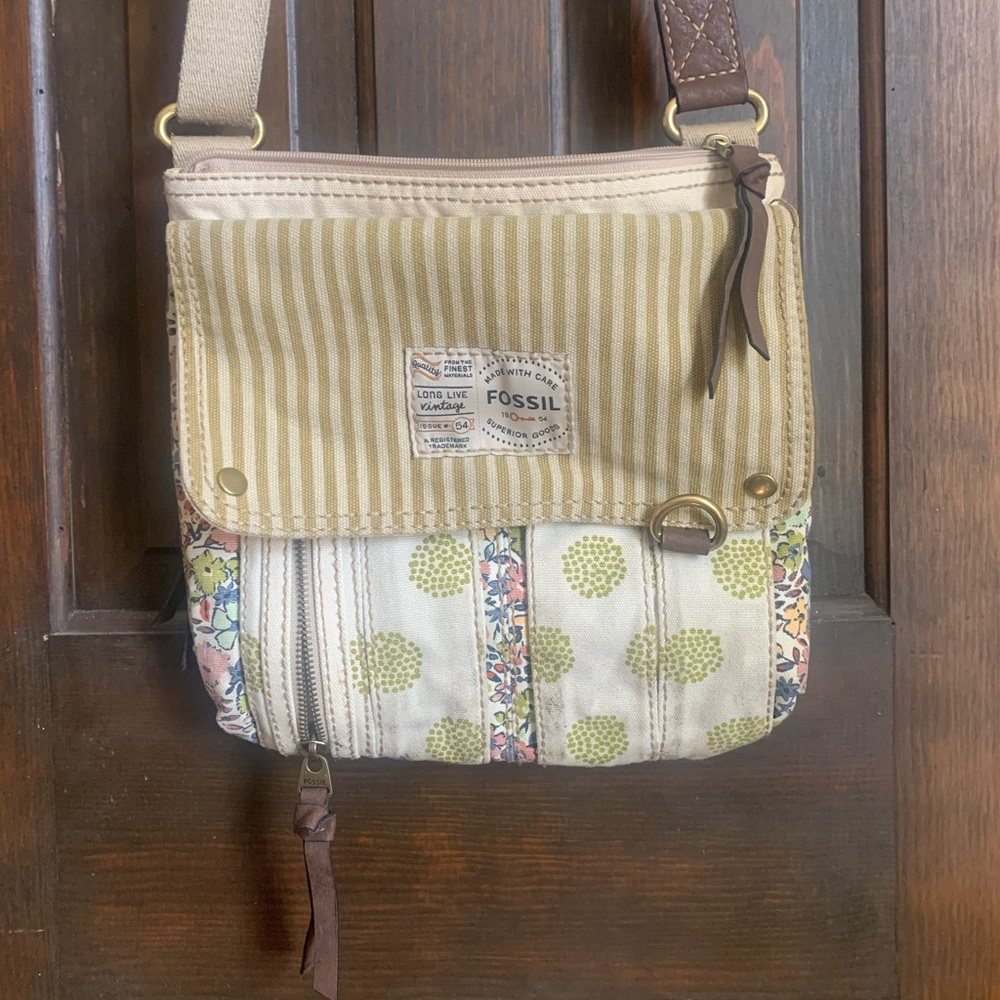 Fossil Long Live Vintage Issue #54 Cross Body Bag